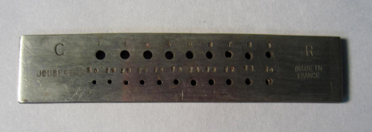 1986.0050.294 Draw plate, View 1