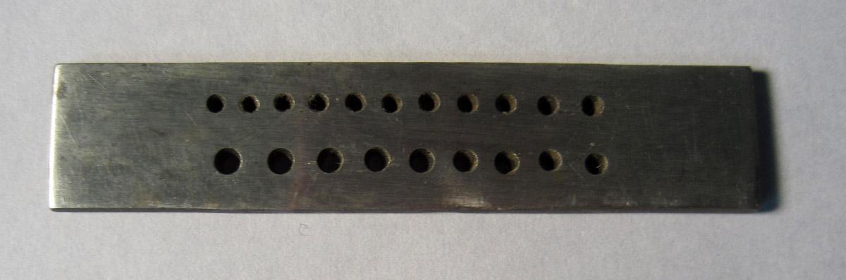 1986.0050.294 Draw plate, View 2