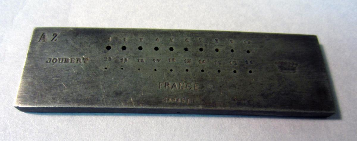 1986.0050.302 Draw plate, View 1