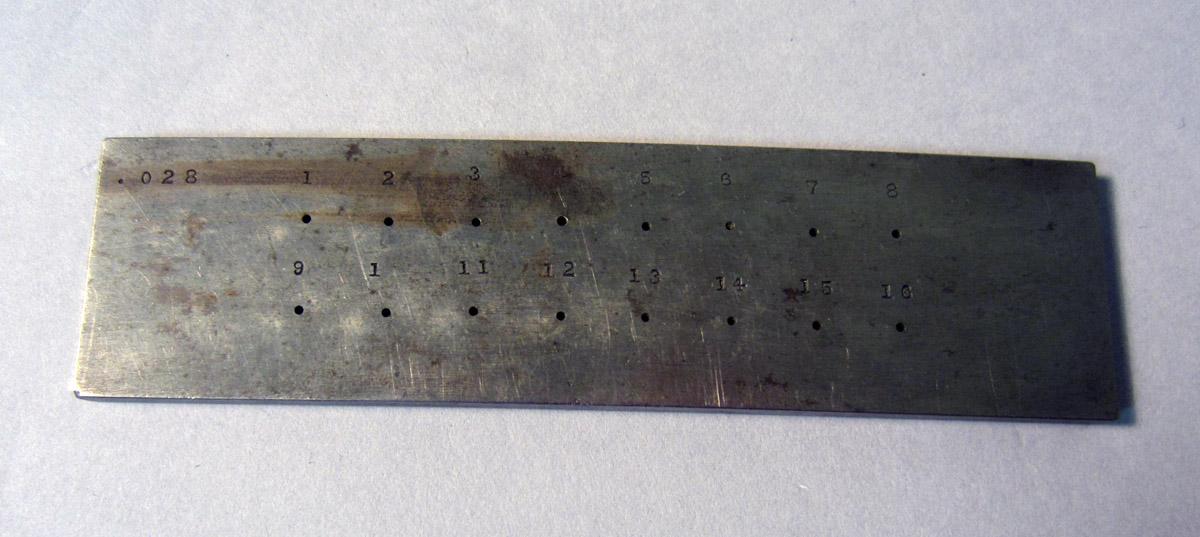 1986.0050.304 Draw plate, View 2