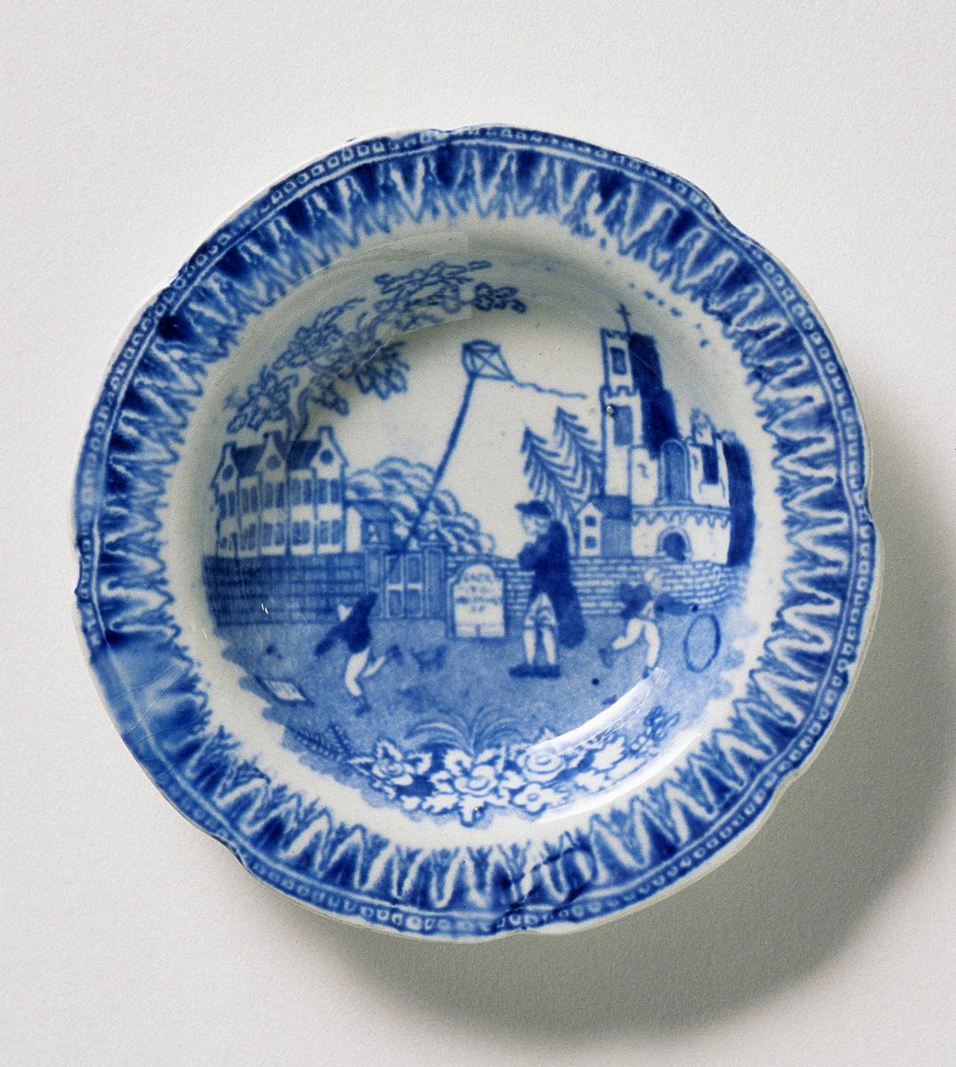 1959.1017.034 Plate or Bowl, Miniature Soup Plate or Bowl