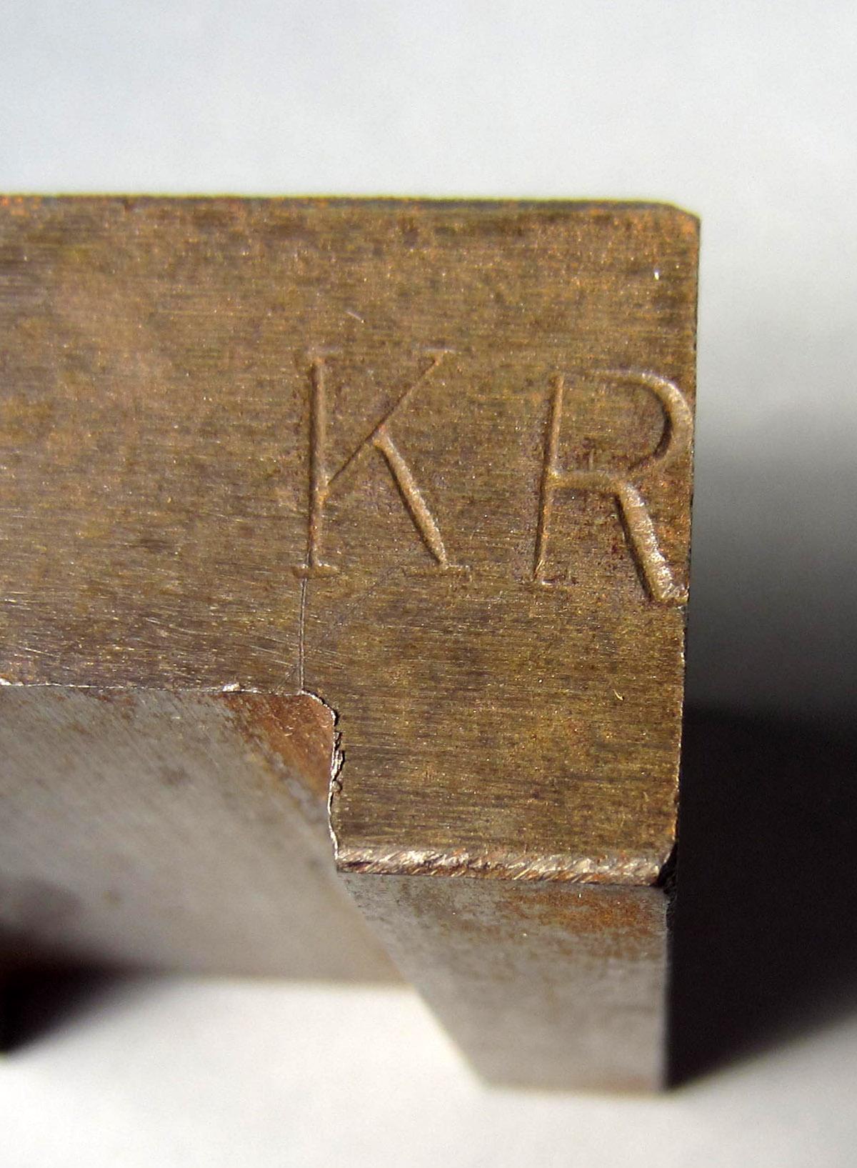 1986.0050.326 Soldering jig, Mark