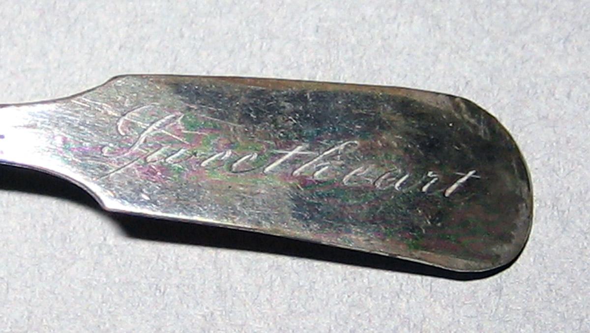 1959.1021 Silver Spoon engraving