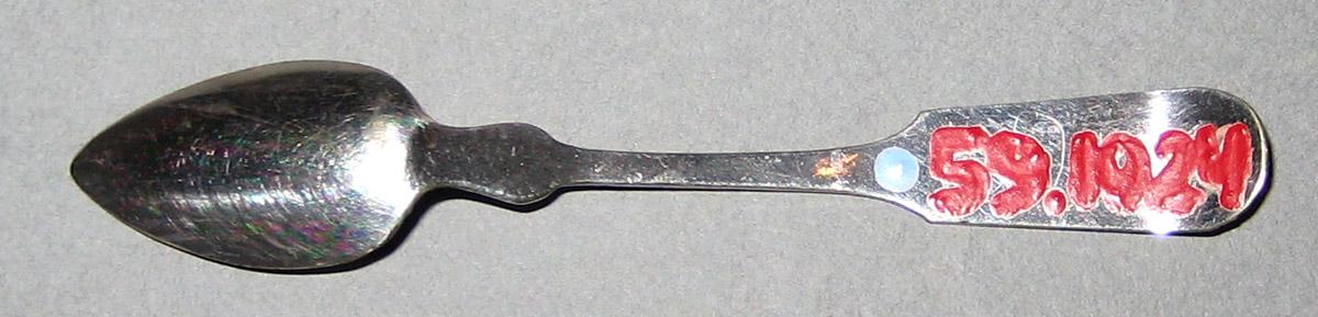 1959.1024 Silver Spoon underside