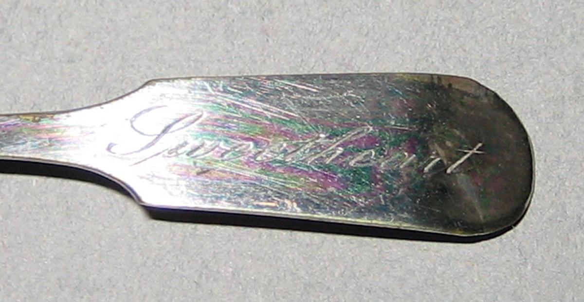1959.1024 Silver Spoon engraving