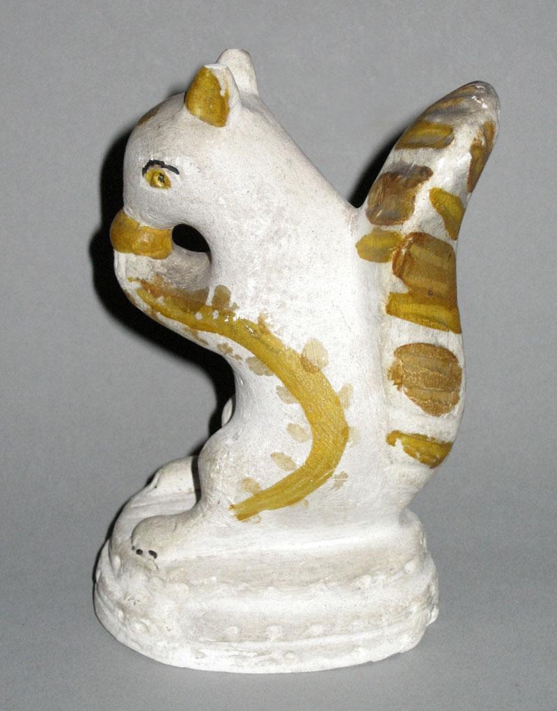 1953.0167.004 Chalkware squirrel