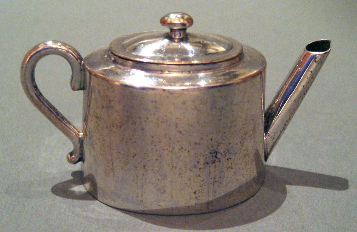1959.1035 Silver Teapot side 2