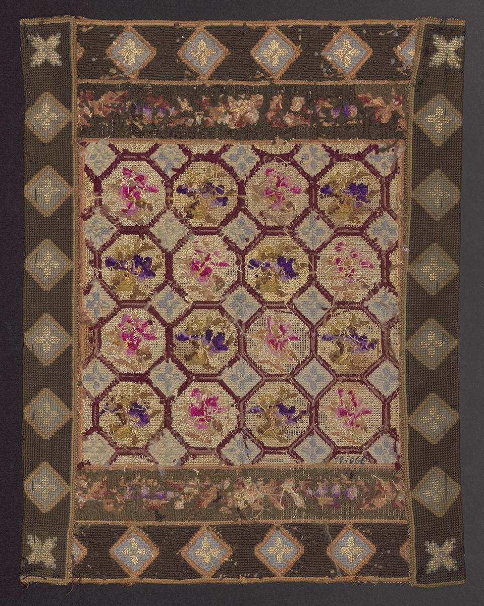 1959.1066 Miniature Rug, Verso