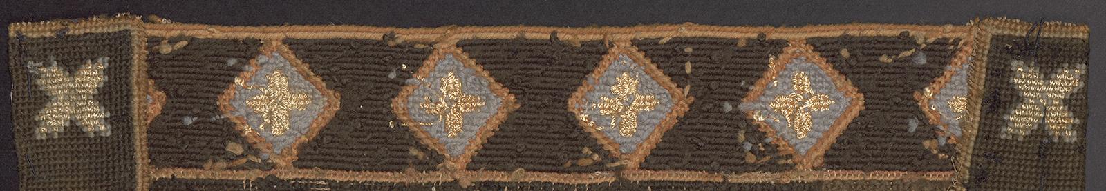 1959.1066 Miniature Rug, Verso Detail 3