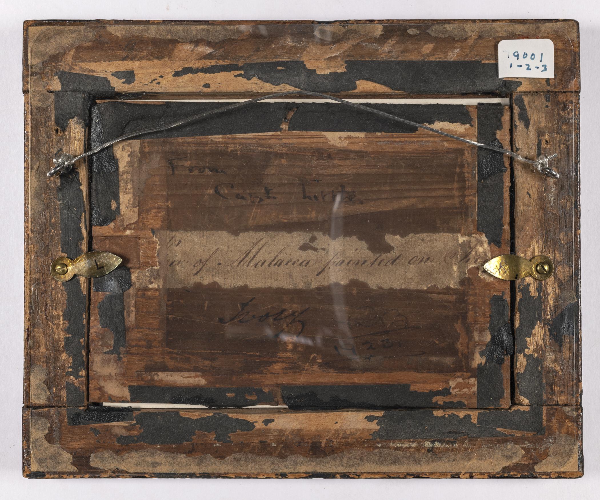 2015.0007.003.001 A Painting, B Frame, view 2, reverse