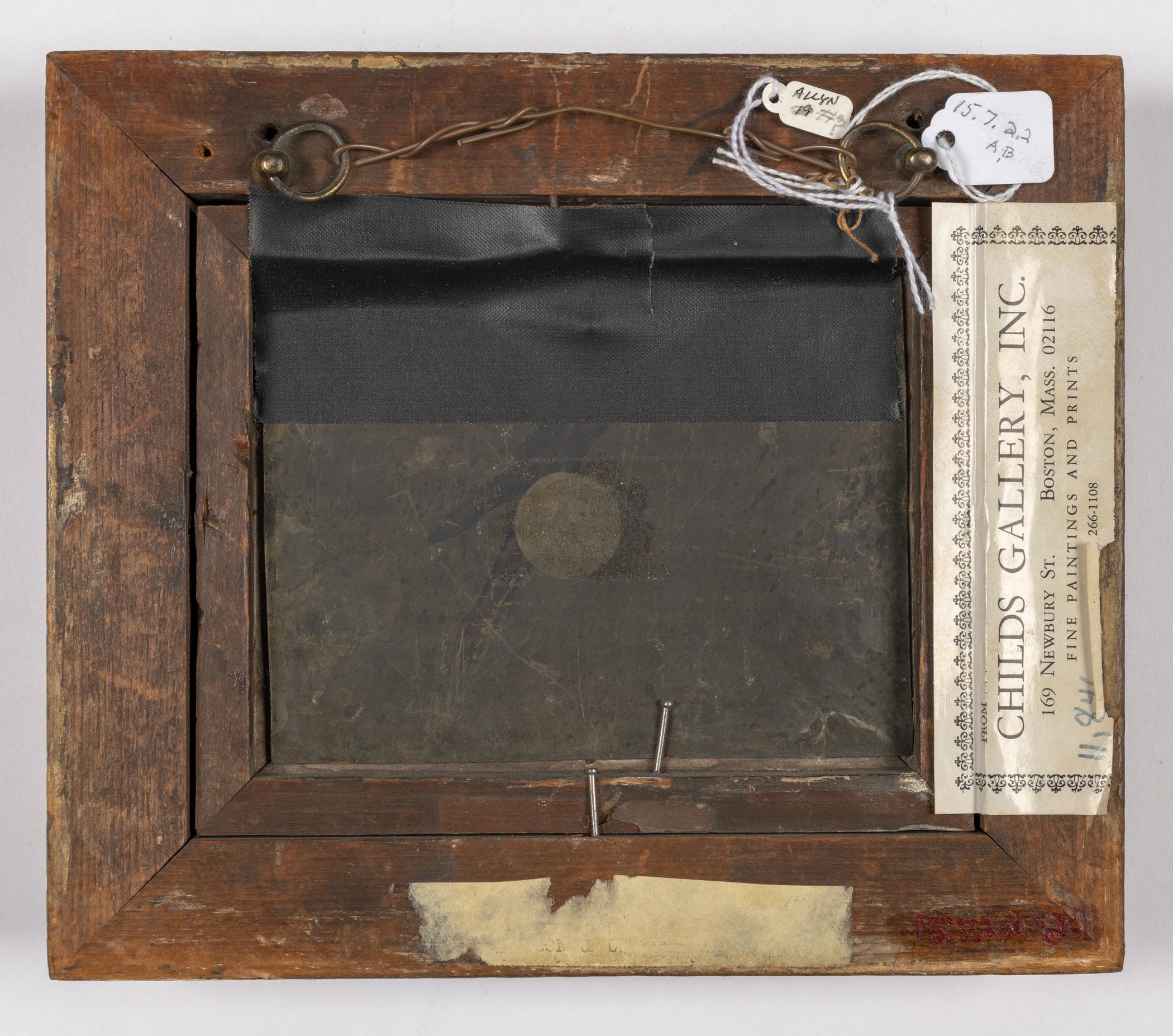 2015.0007.002.002 A Painting, B Frame, view 2, reverse