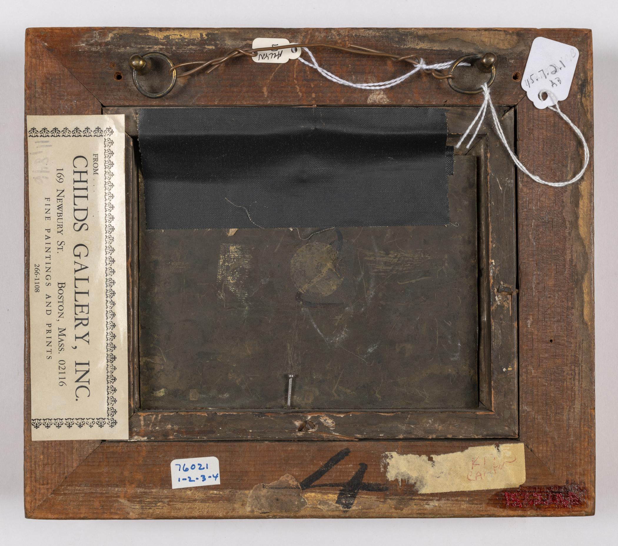 2015.0007.002.001 A Painting, B Frame, view 2, reverse