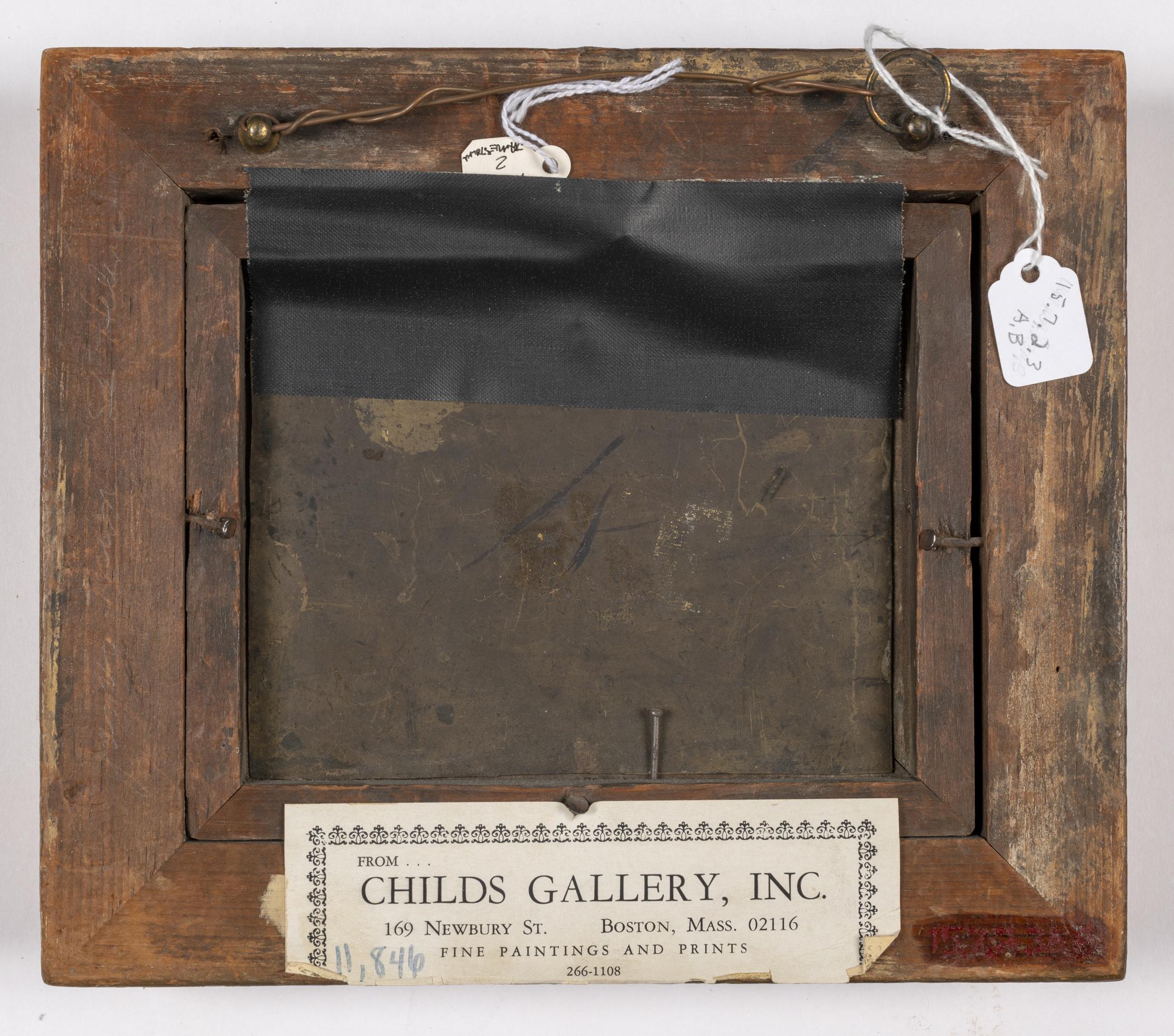 2015.0007.002.003 A Painting, B Frame, view 2, reverse