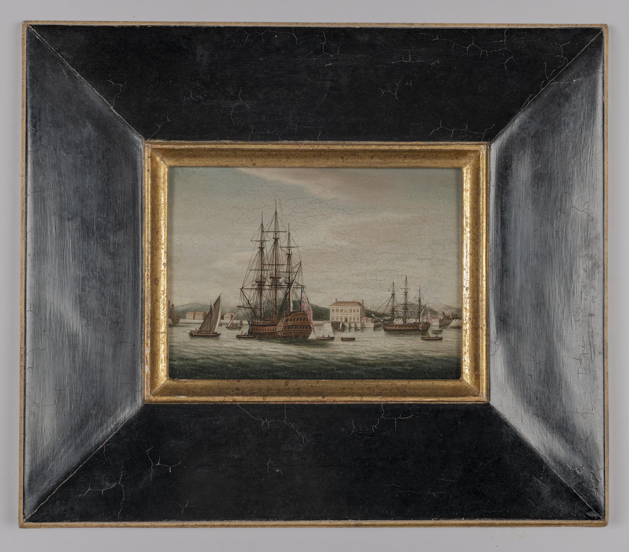 2015.0007.005 A Painting, B Frame, view 1