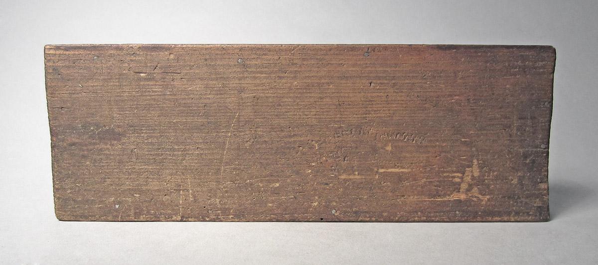 1986.0050.440 A, B, Oil stone and box, box side 5