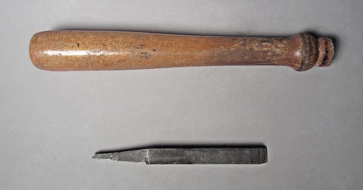 1986.0050.446, Lathe tool, overall
