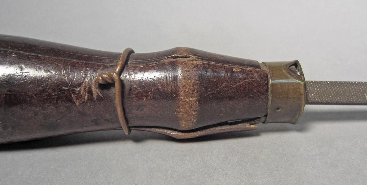 1986.0050.448, Lathe tool, handle detail