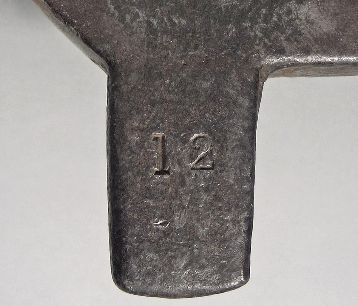 1986.0050.481, Planishing head, mark