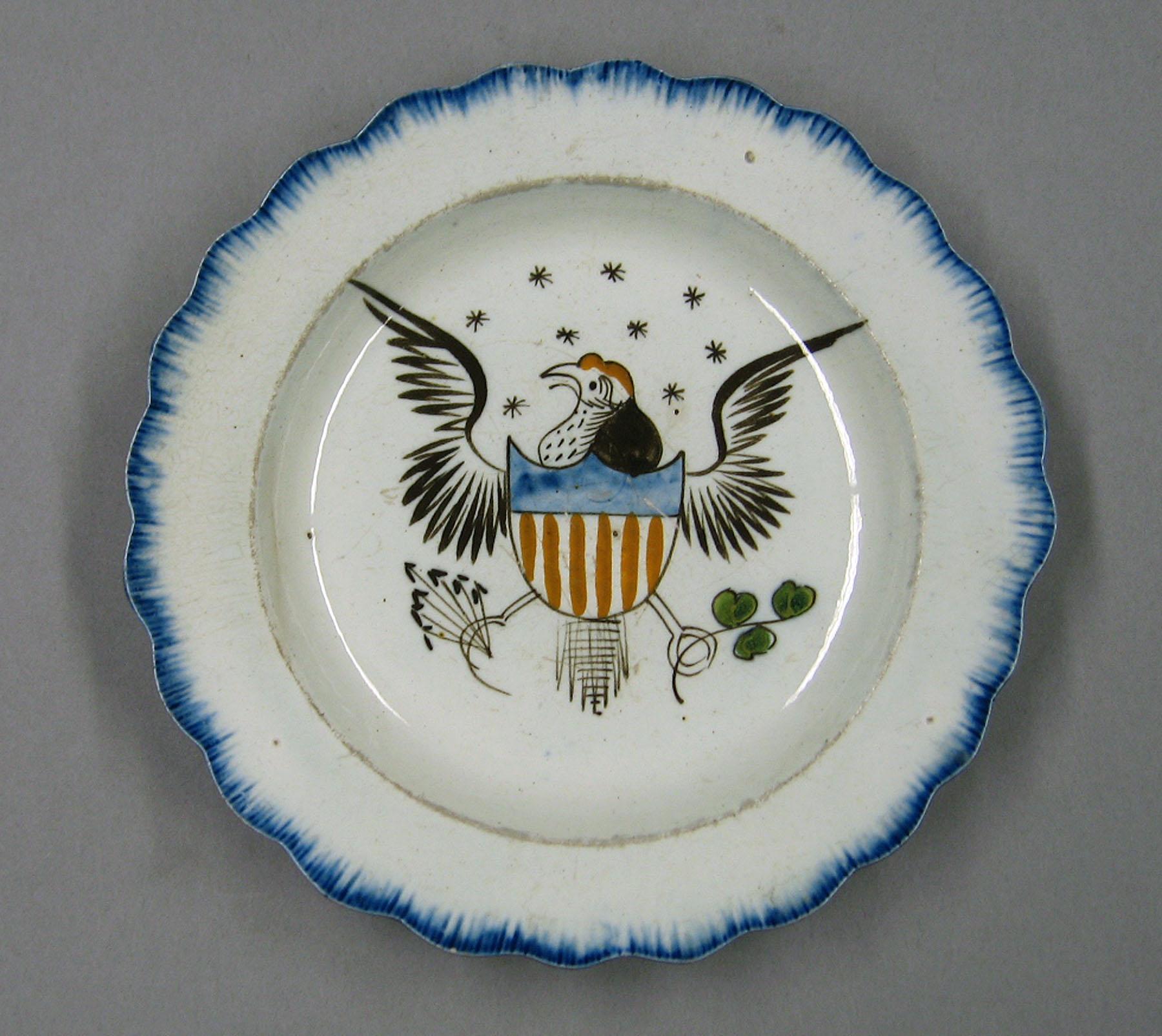 1959.1088 Pearlware plate
