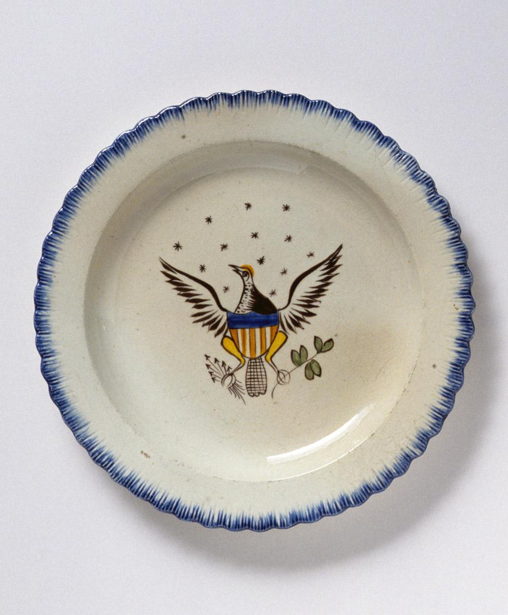 1959.1092 Pearlware plate