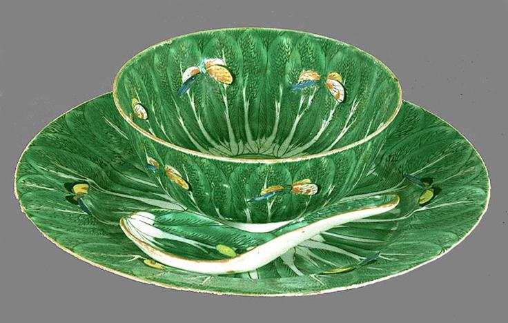 2014.0016.227.010 A-C Plate, bowl and spoon