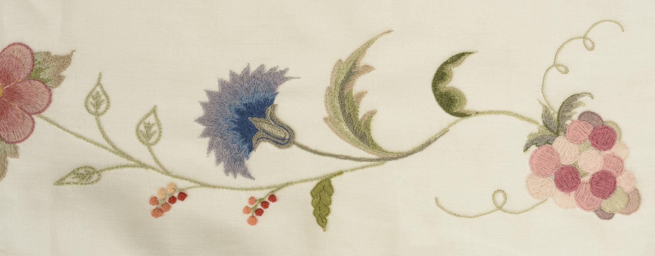 2015.0010.001.003 B Bed hanging, detail 5
