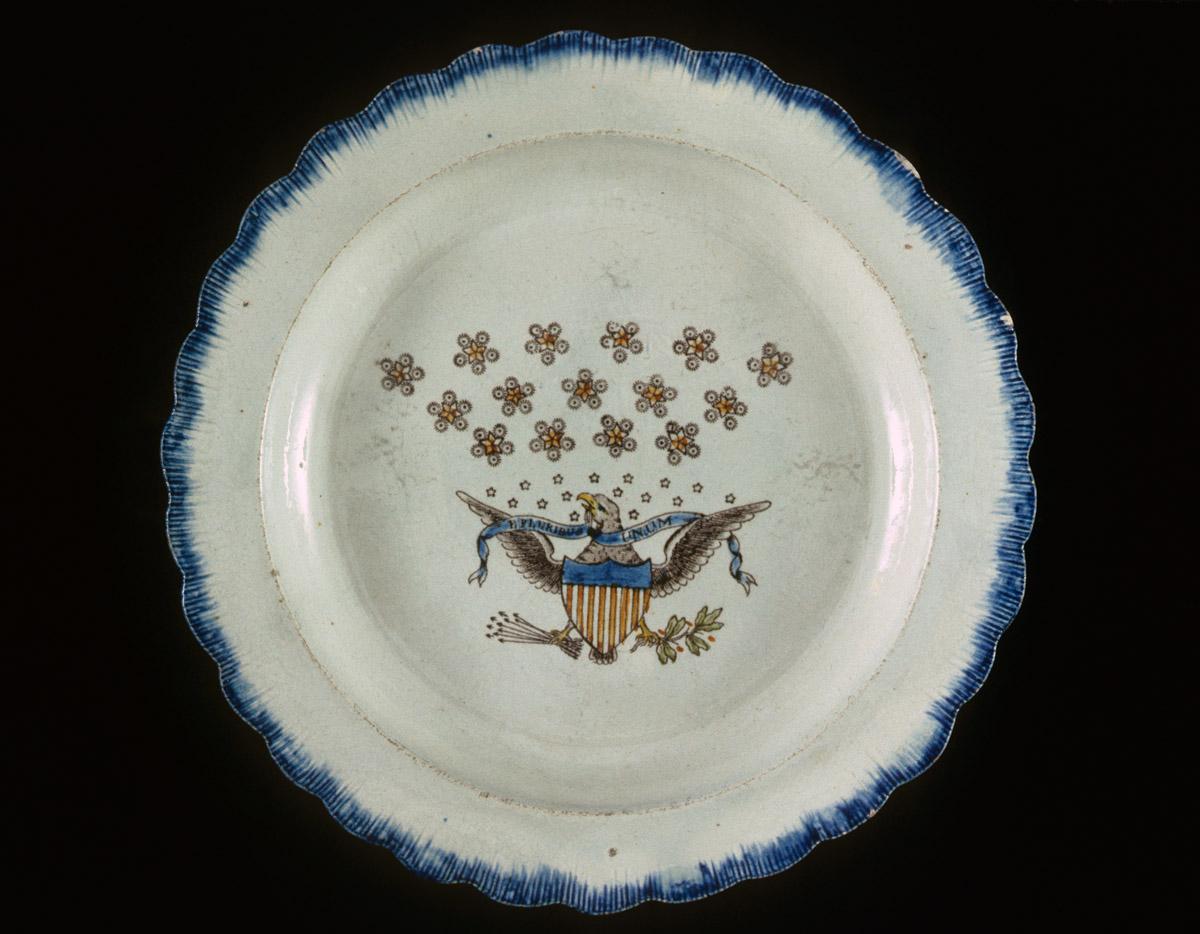 1959.1100 Pearlware plate