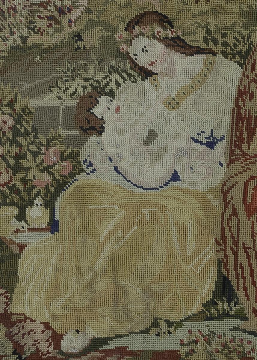 2014.0036 Needlework Picture, Detail 2