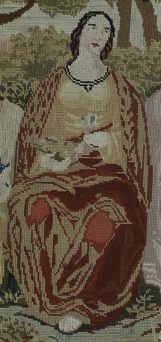 2014.0036 Needlework Picture, Detail 3