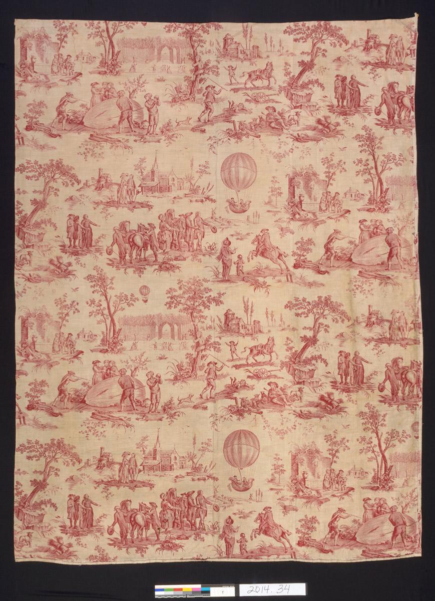 2014.0034 Textile, printed, view 1