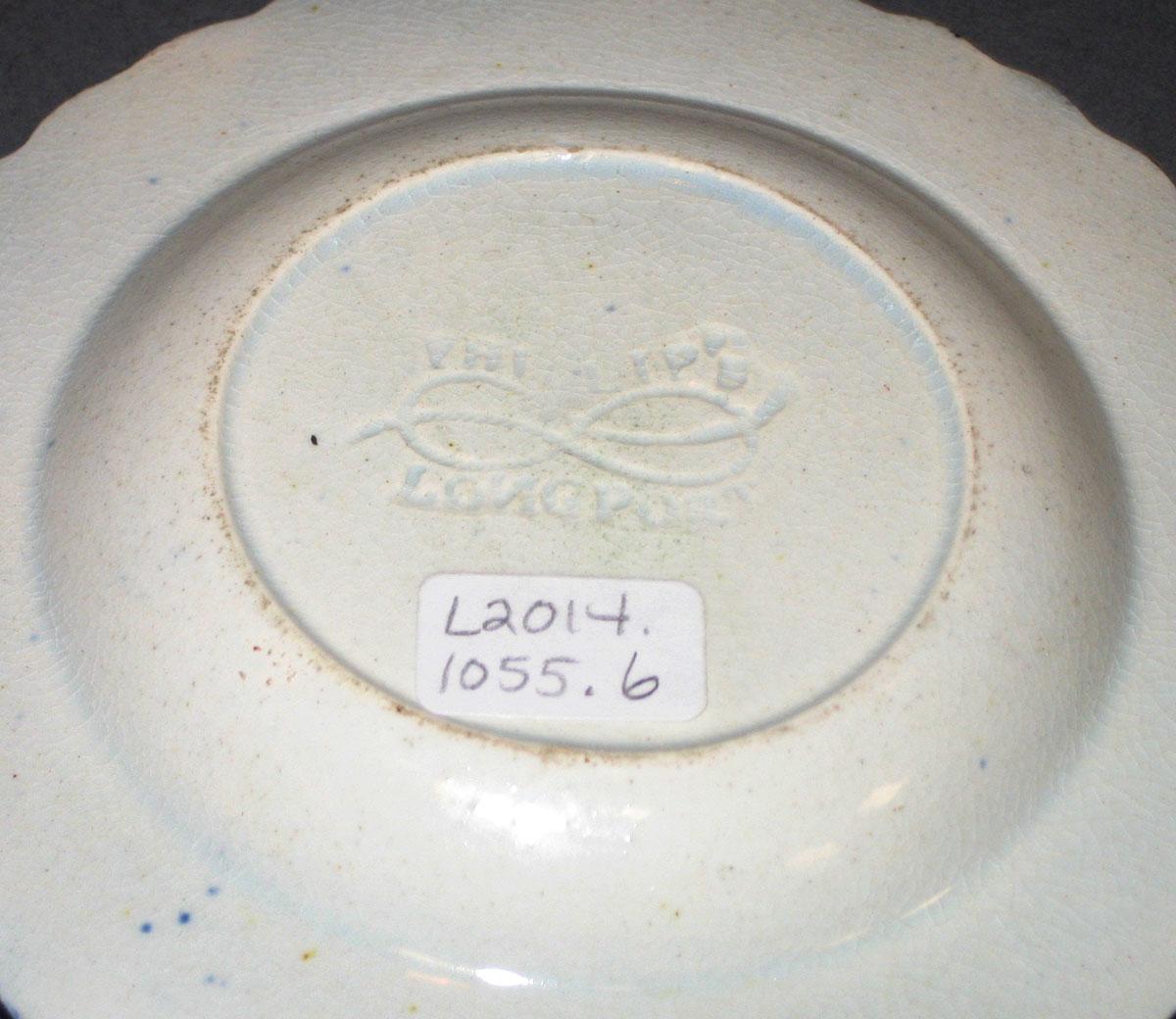 2014.0042.006 cup plate or miniature plate mark