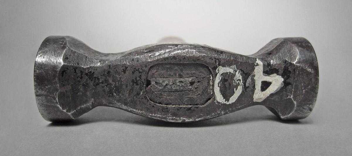 1986.0050.813.001.041, Hammer, head top