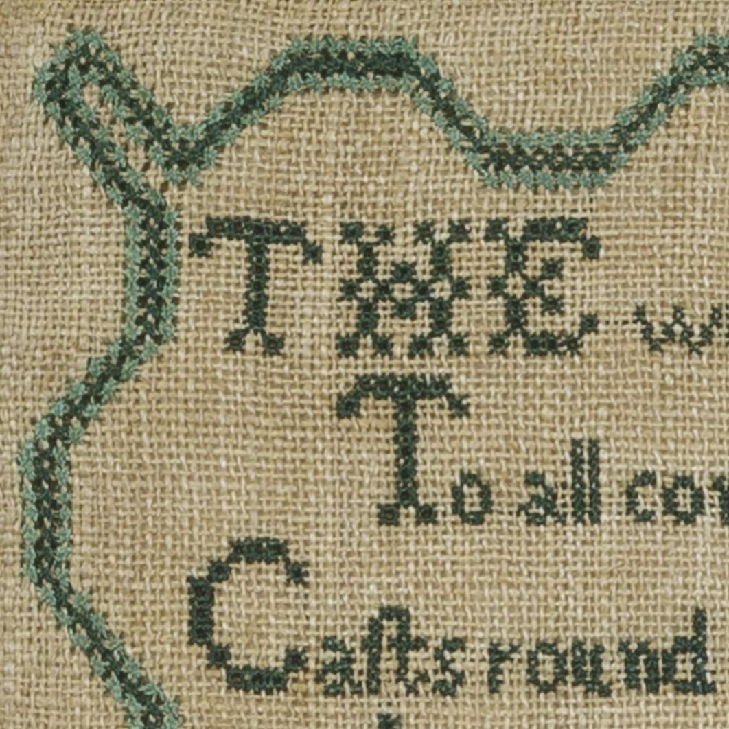 2014.0033 A Sampler, detail 3