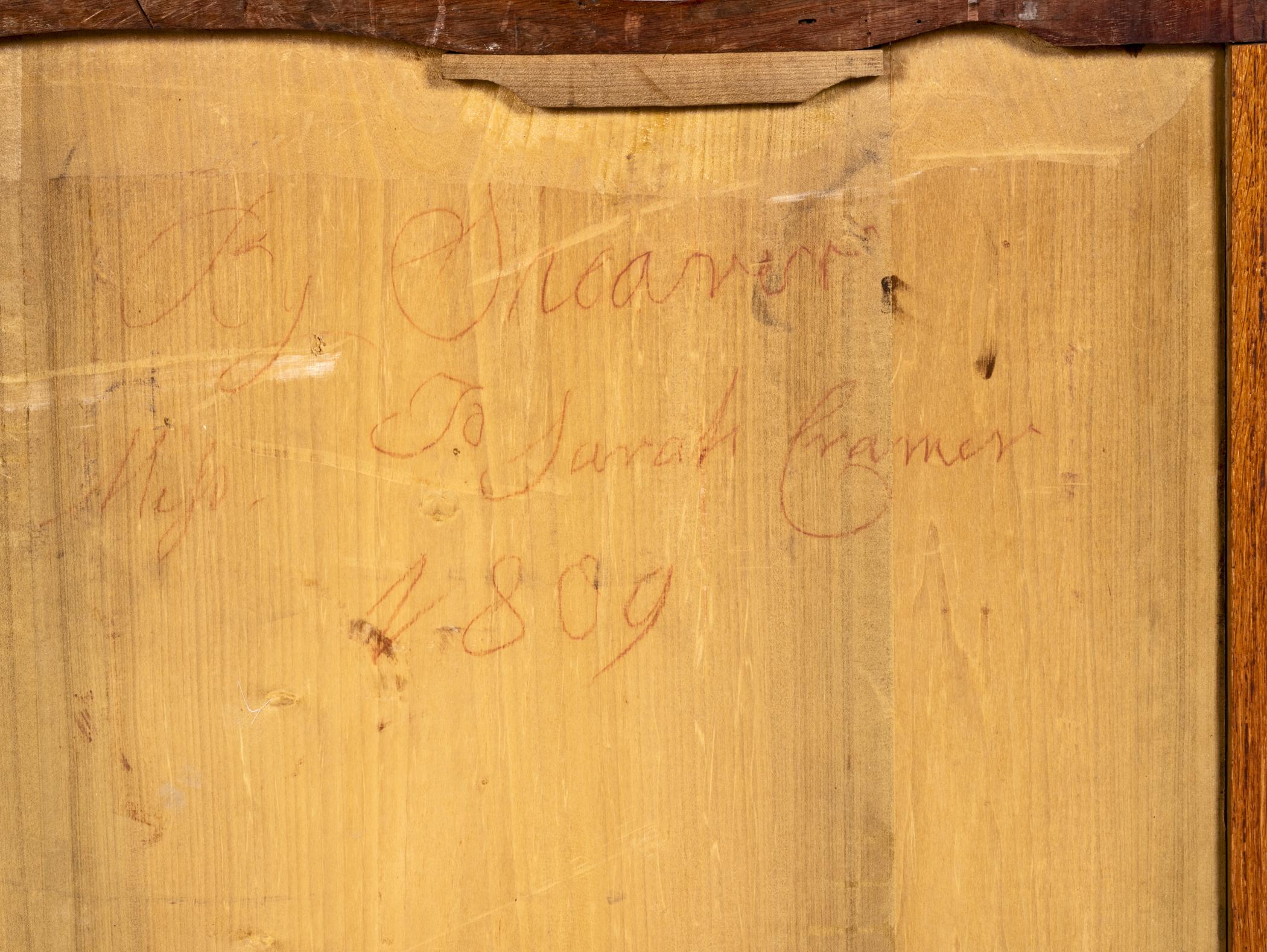 2015.0002 Chest of drawers, drawer 3, detail 1, inscription