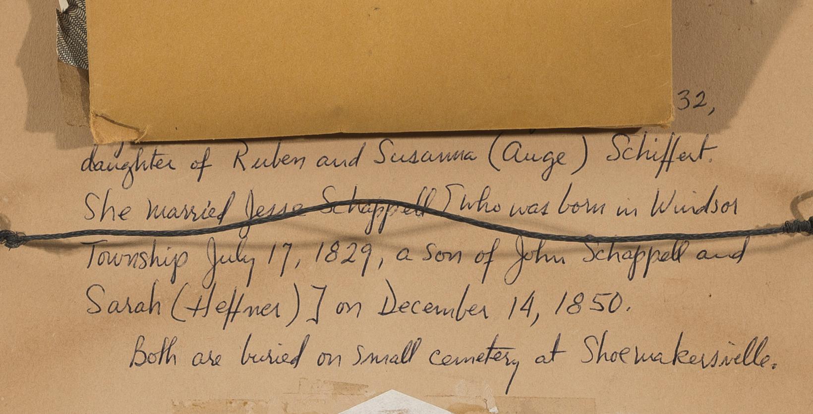 2015.0012 B Frame, detail 2, reverse