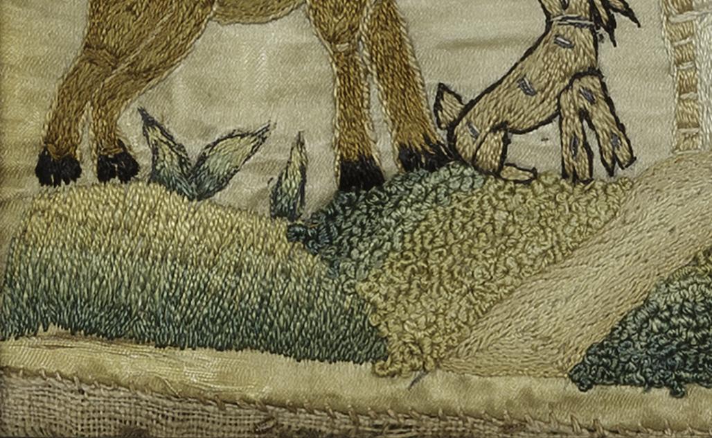 2014.0045.002 A Needlework Picture, Detail 9
