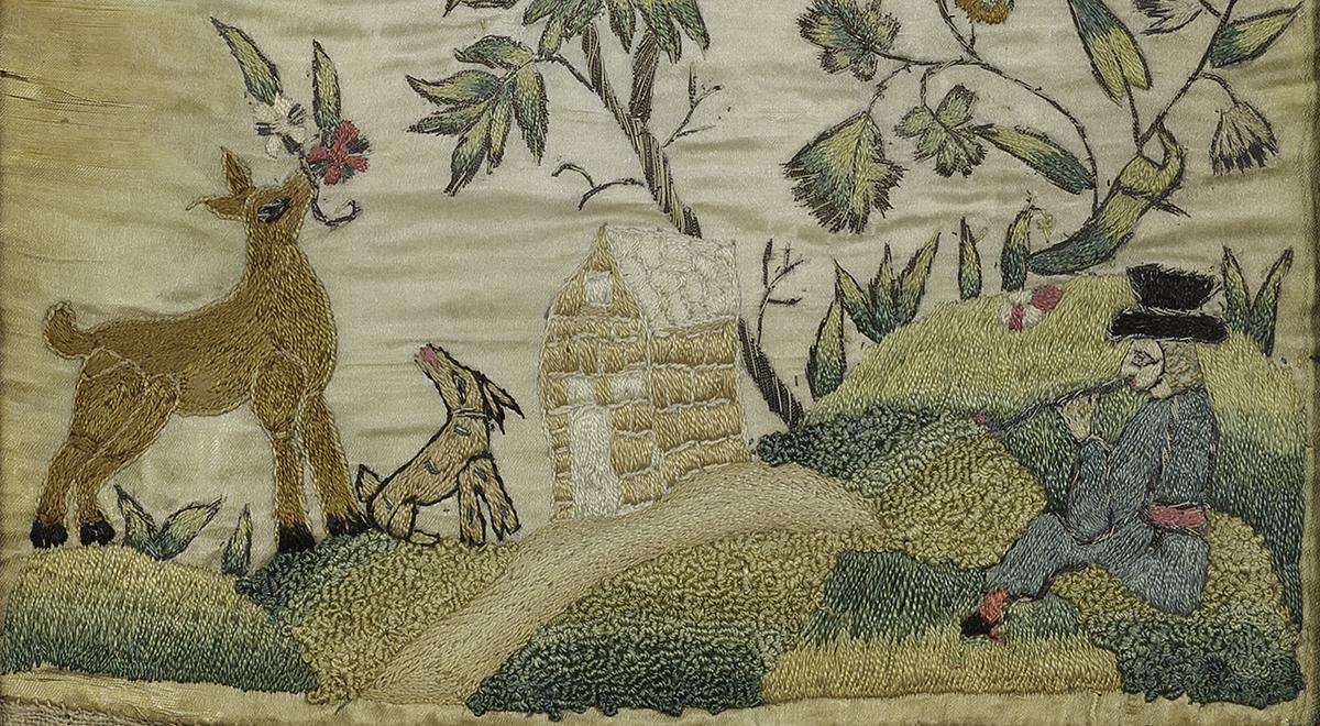 2014.0045.002 A Needlework Picture, Detail 2