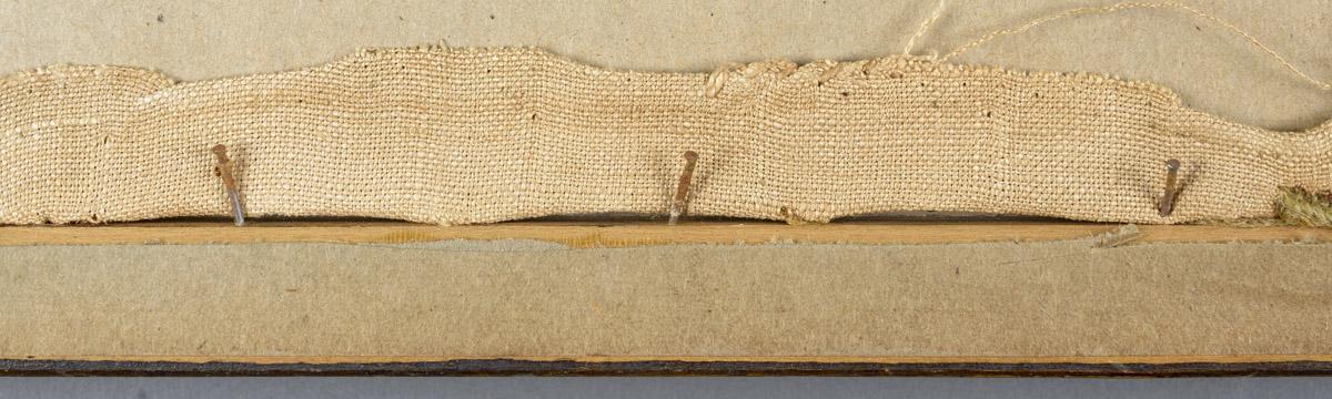 2014.0045.004 Needlework, detail 1, before conservation treatment
