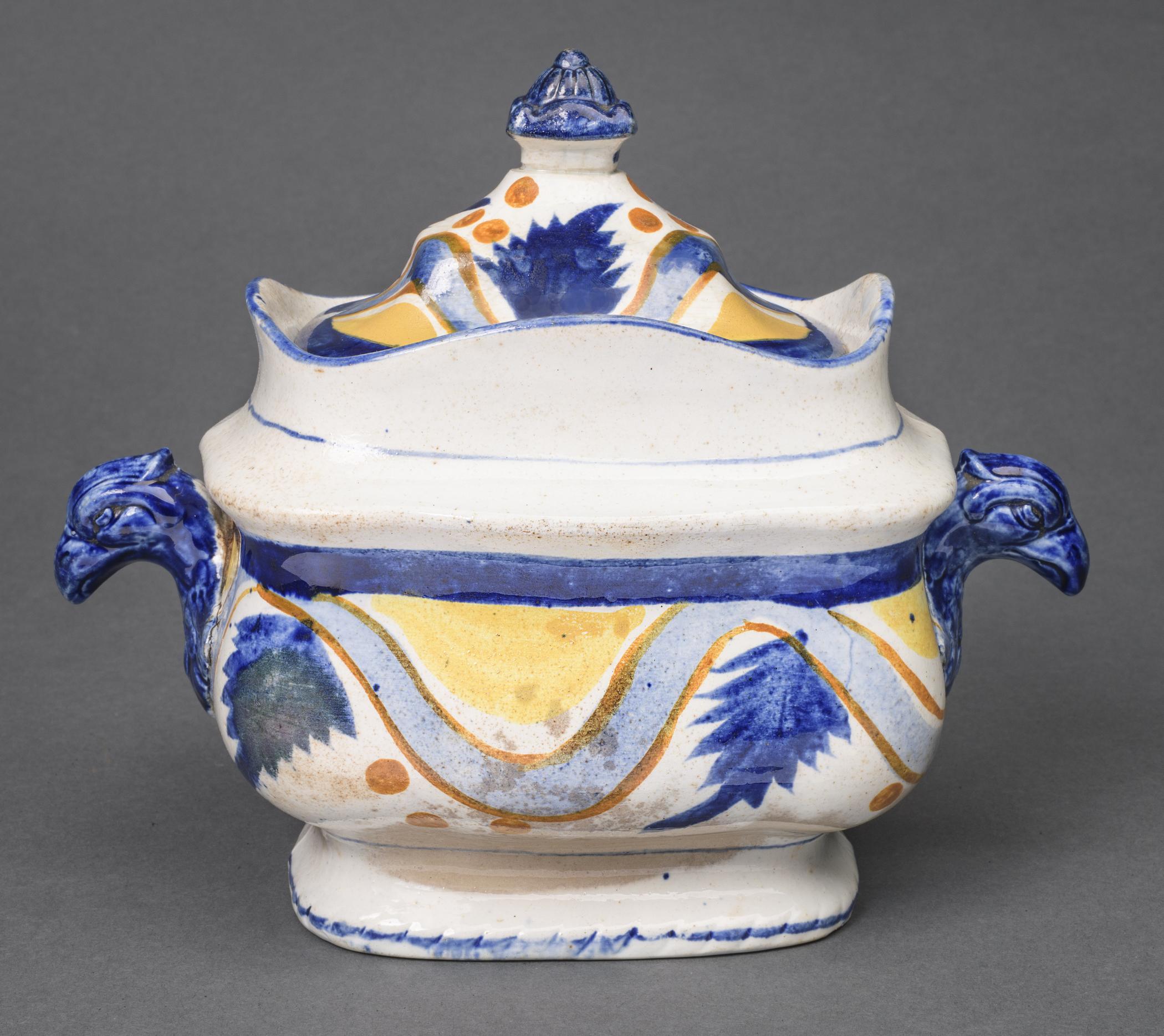 1959.1231 A, B Sugar bowl, view 1