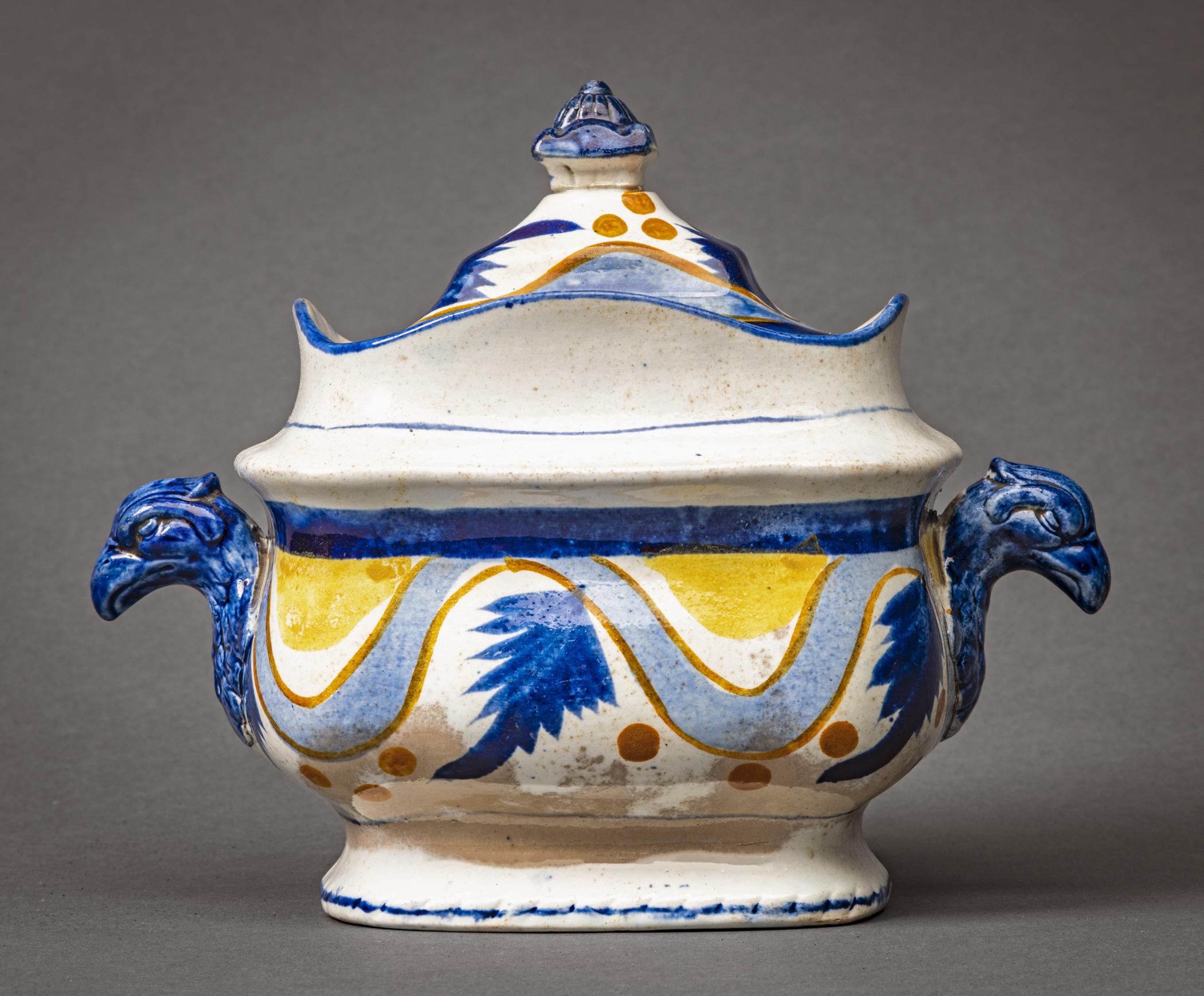 1959.1231 A, B Sugar bowl, view 2
