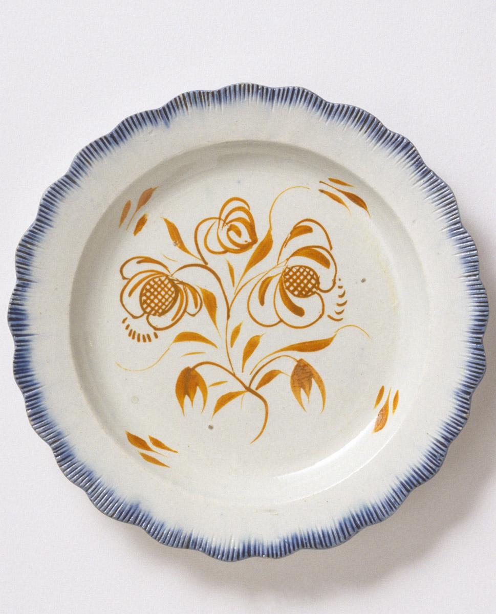 1959.1244 Pearlware plate