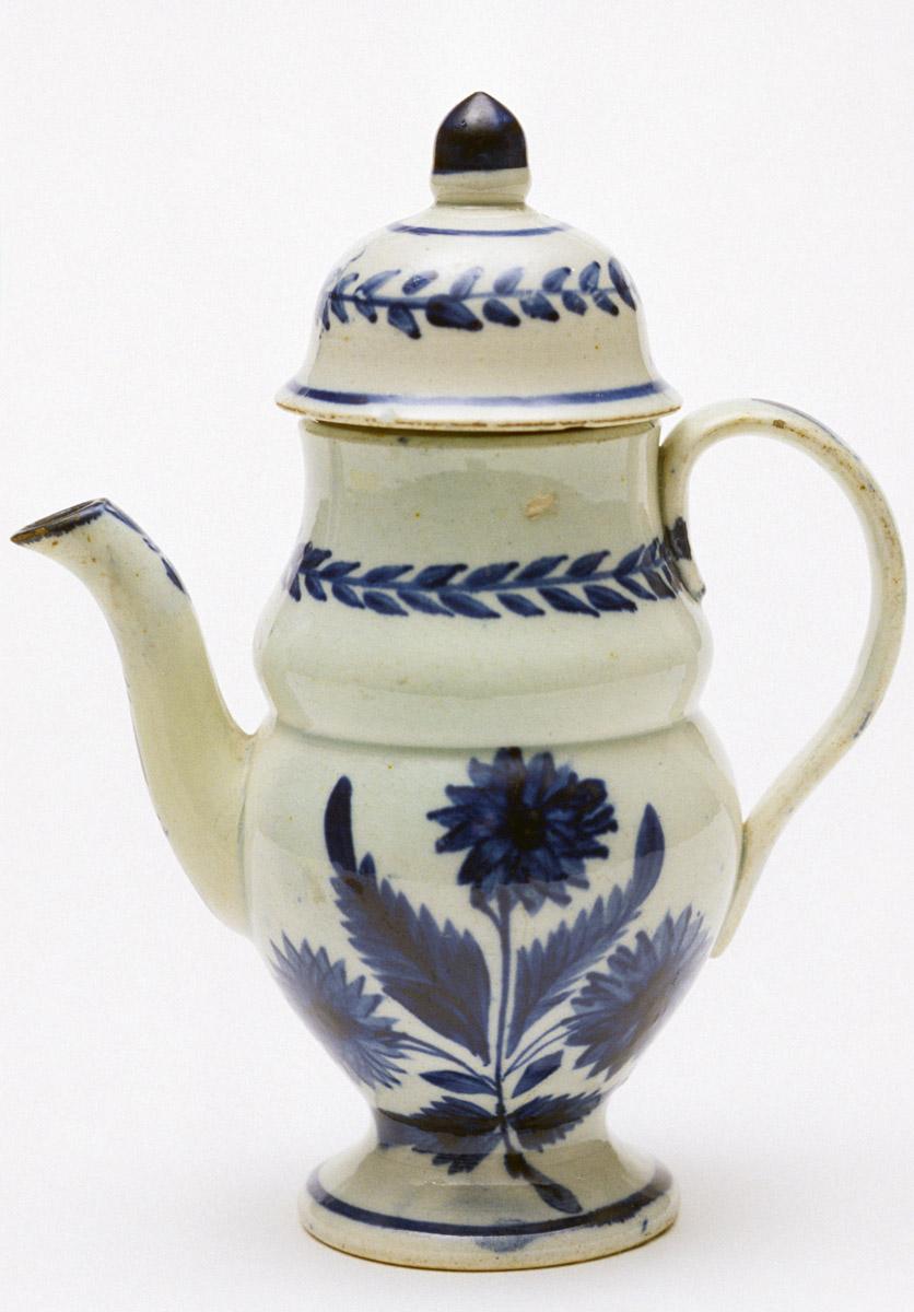 1959.1252 Pearlware coffee pot