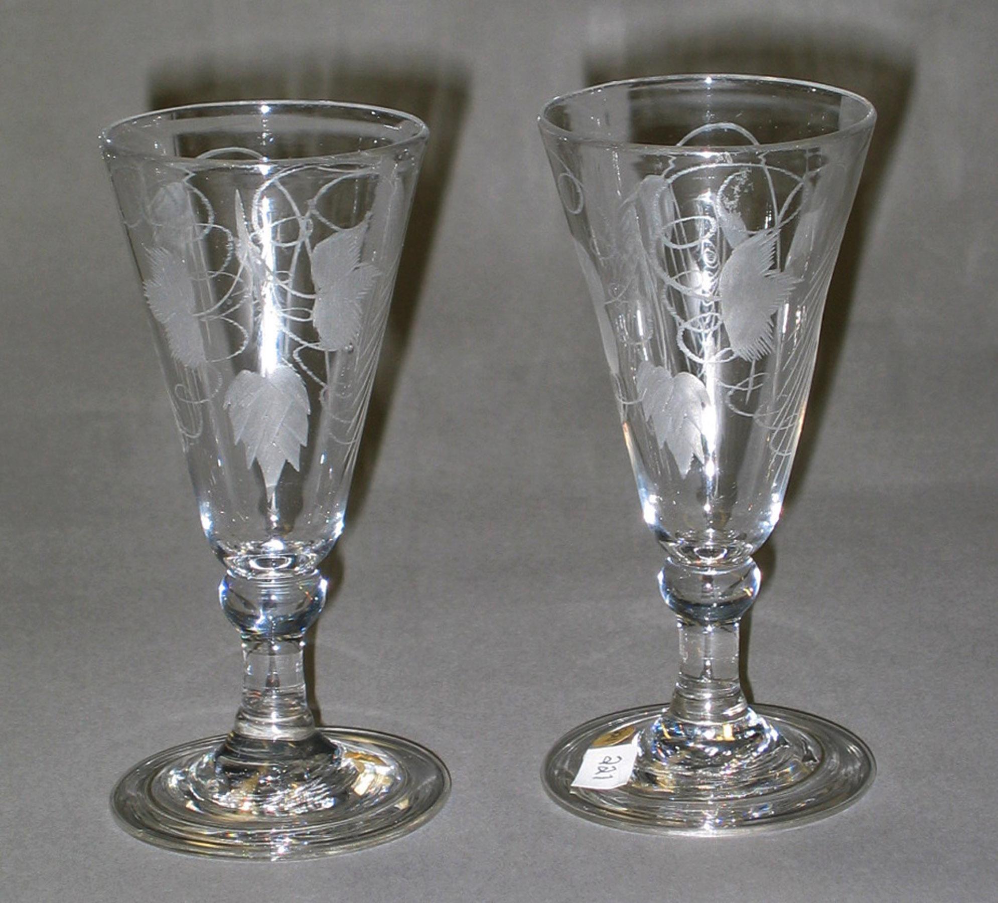2006.0003.015.001, .002 Ale glasses