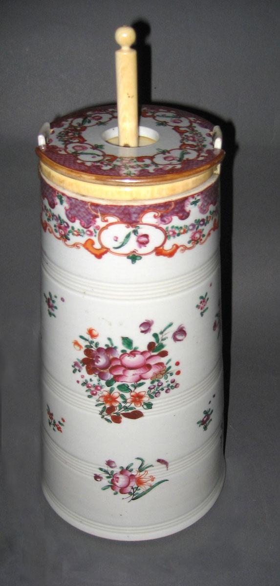 1959.1342 A, B Porcelain Churn view 1