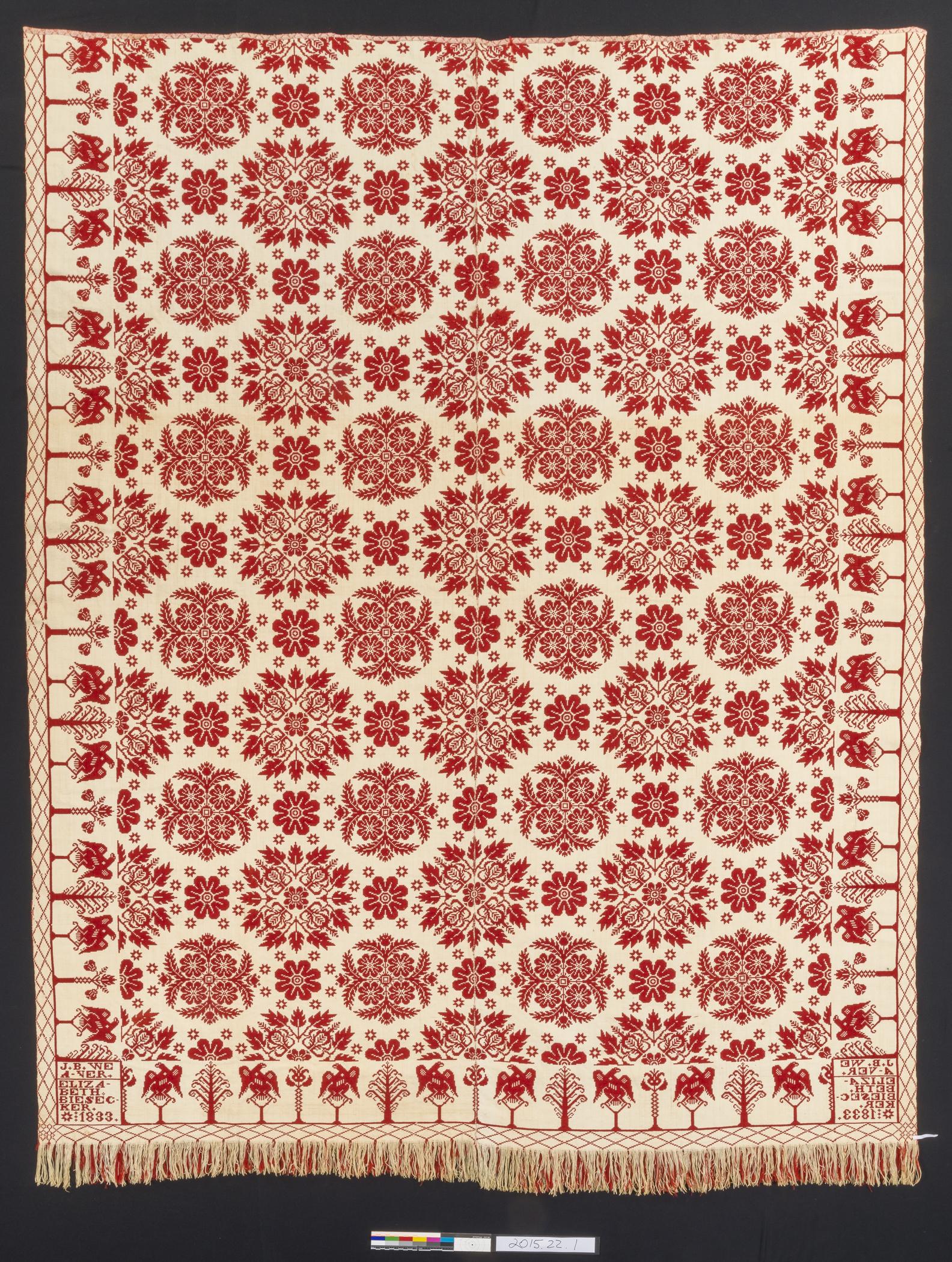 2015.0022.001 Bedcover, view 2