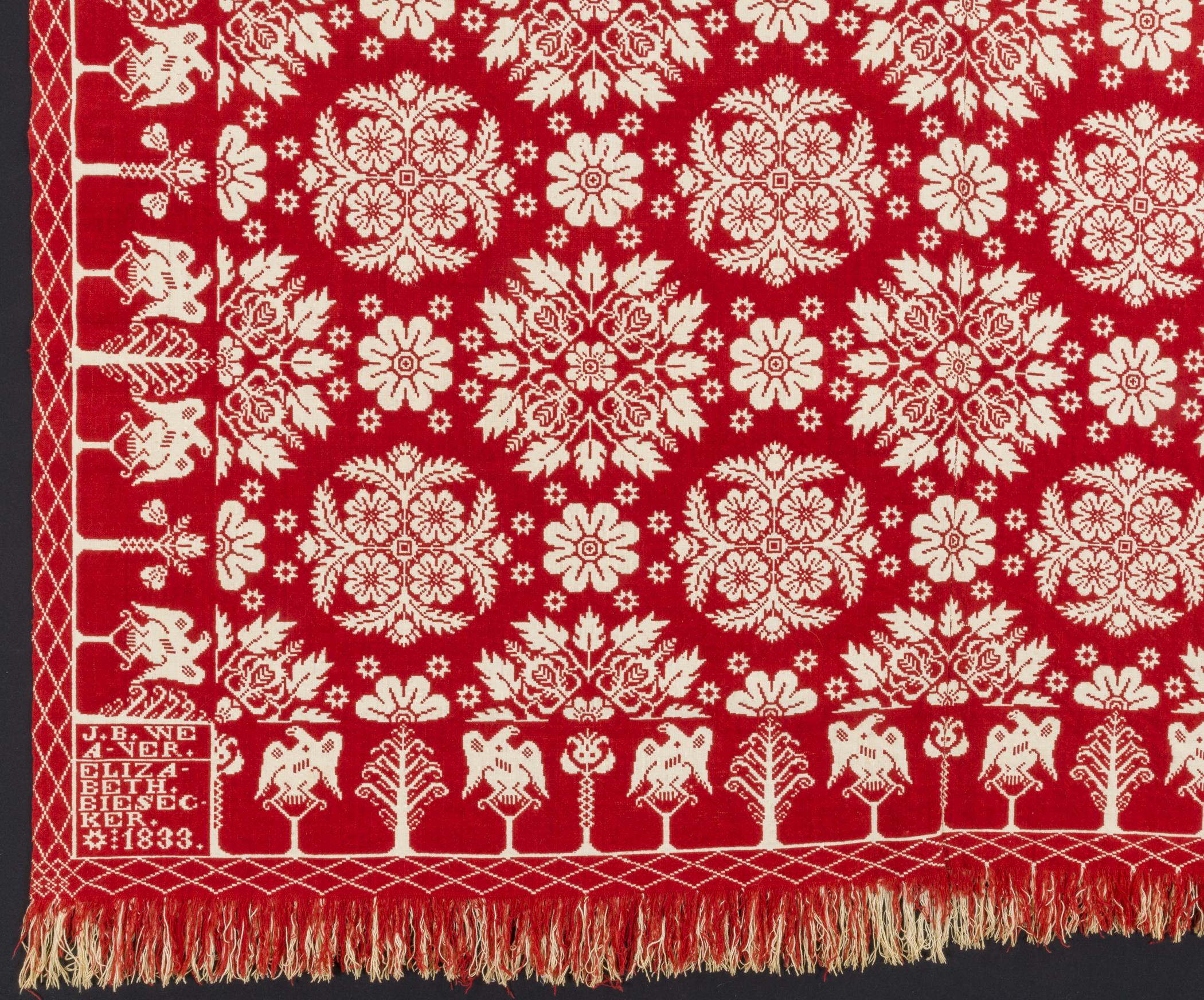 2015.0022.001 Bedcover, detail 1