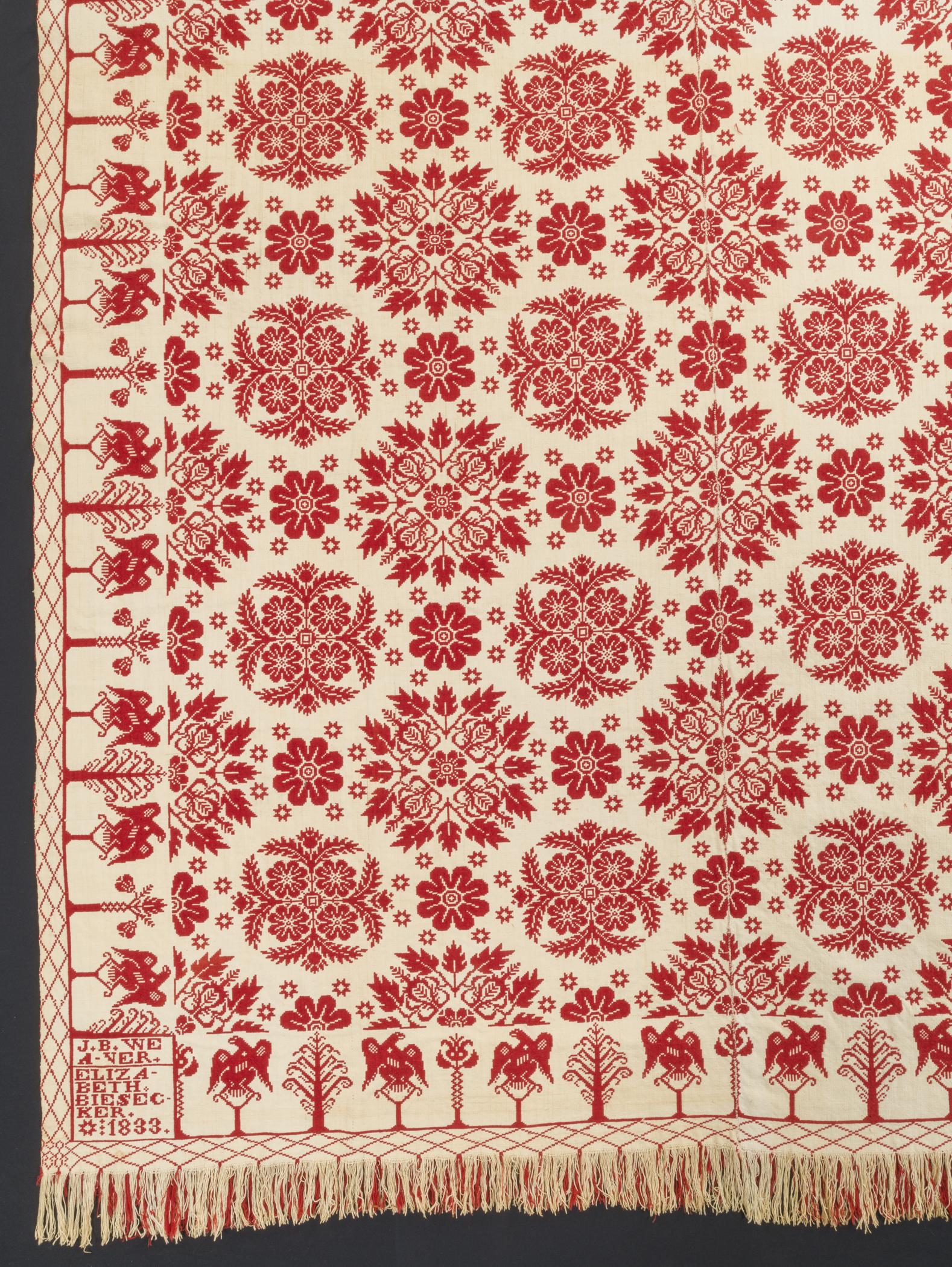2015.0022.001 Bedcover, detail 7