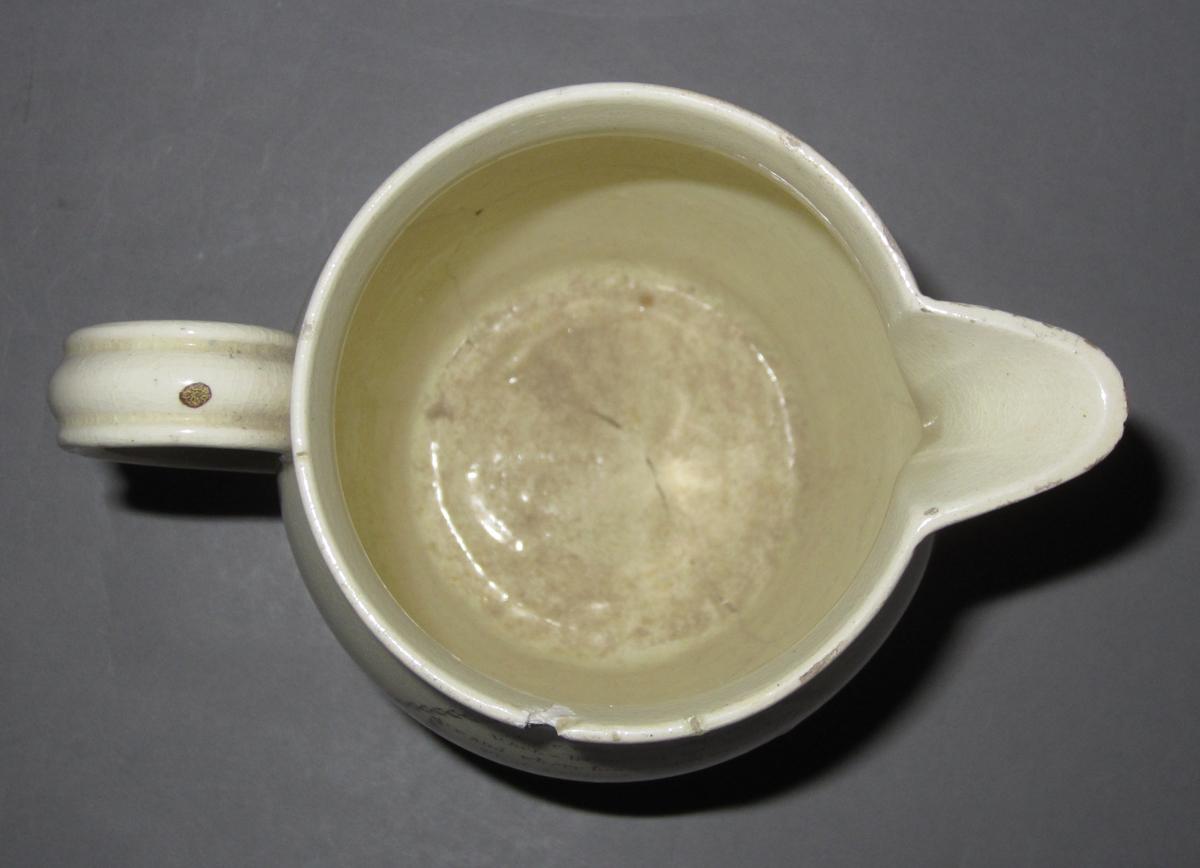 2015.0024 Creamware jug, top