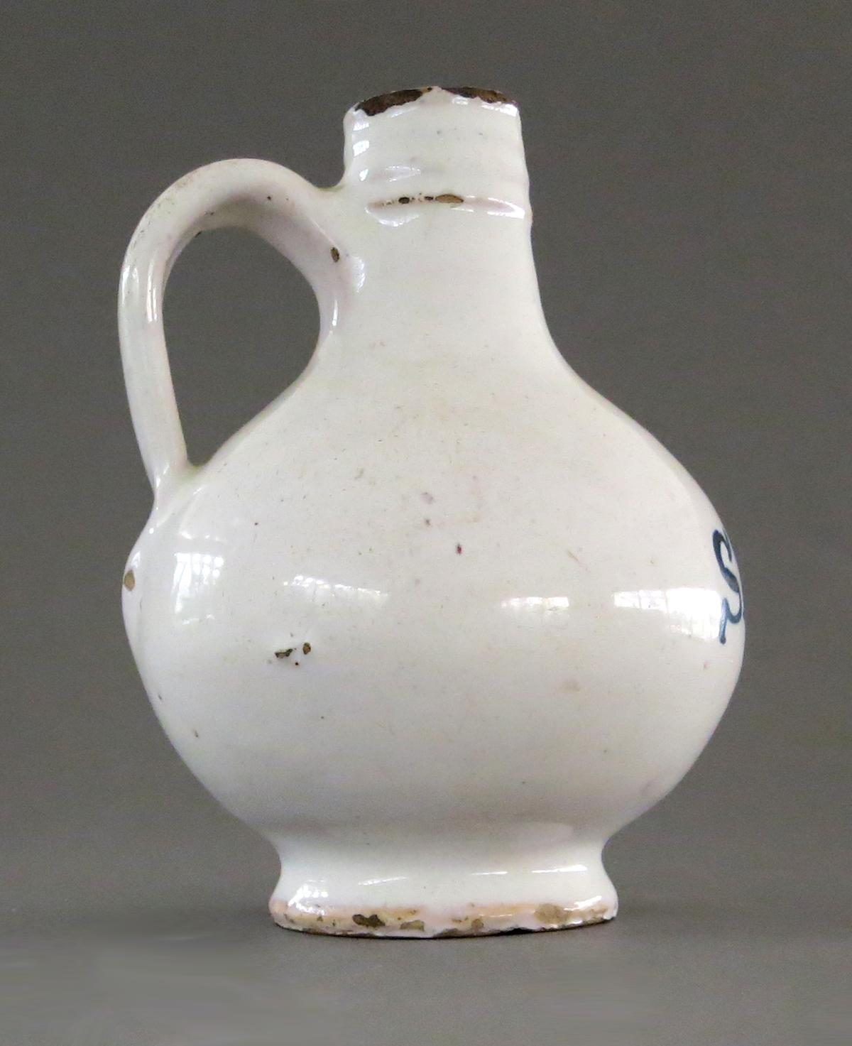 2016.0034.007 Bottle, Wine bottle side 2