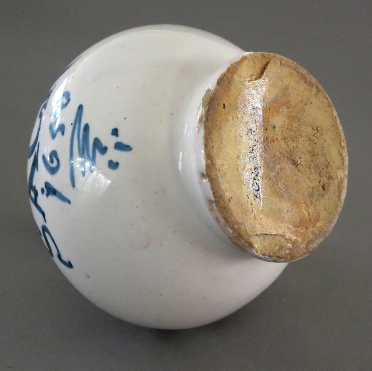 2016.0034.007 Bottle, Wine bottle side 3